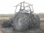 Brandt-Traktoren.de Zur Teileverwertung Deutz Agrotron 150 VDT  - Brandschaden -